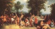 Fohn the Baptist preaching (mk33) CORNELIS VAN HAARLEM